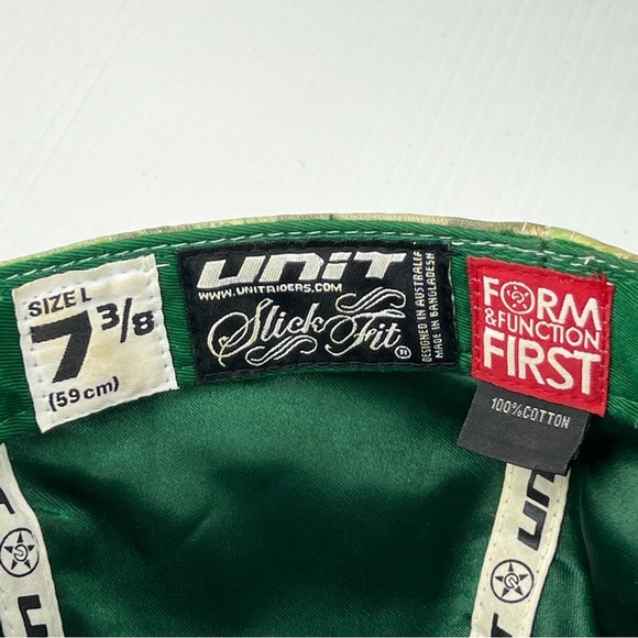 Unit $100 Graphic Hat Large or 7 3/8 Green - Picture 5 of 6